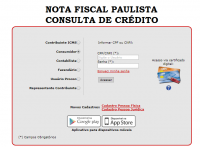 nota fiscal paulista consulta de crédito